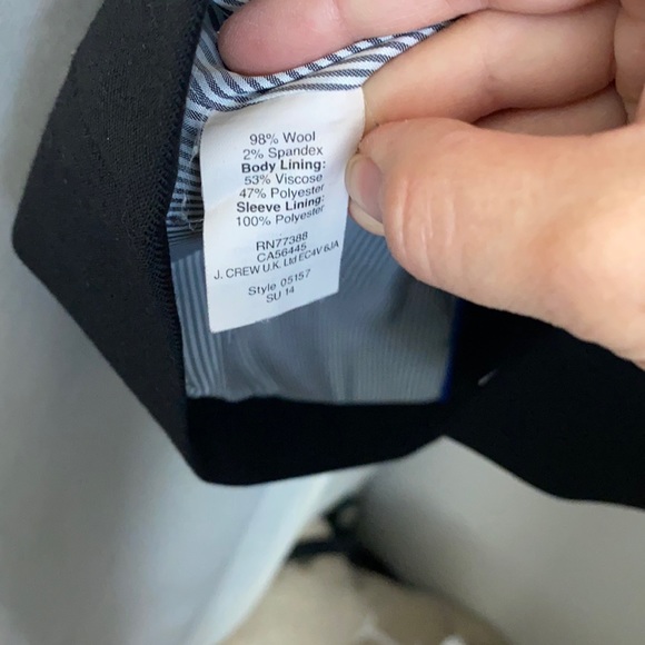 JCrew School Boy Blazer Size 00 Black - Picture 4 of 6